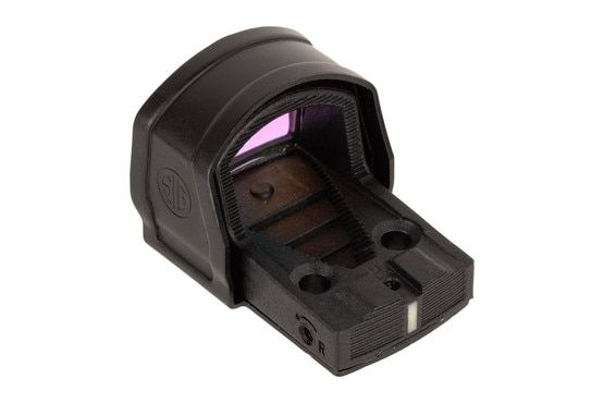 ROMEO Zero Elite Circle Dot Reflex Sight from SIG Sauer features a rear backup sight notch
